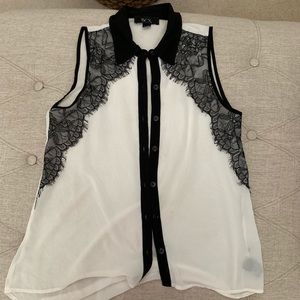 ✅ Bcx Sheer Top Xsmall
